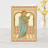 St. Matthew the Apostle (RLS 10) Blank Greeting Kaart (Gele Bloem)