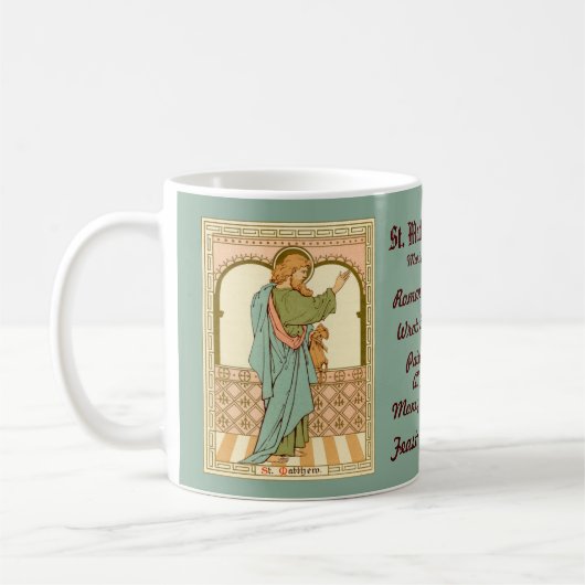 St. Matthew the Apostle (RLS 10) Coffee Mok 2a (Links)