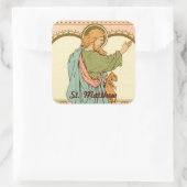 St. Matthew the Apostle (RLS 10) Vierkante Sticker (Tas)