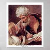 St. Matthew The Evangelist And The Angel Poster (Voorkant)