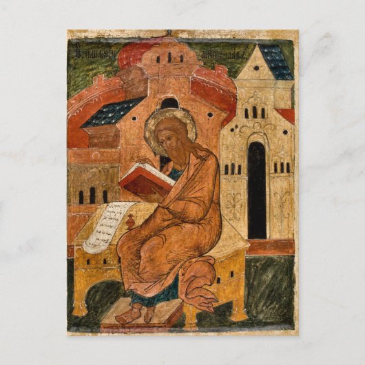 St. Matthew the Evangelist Orthodox Christian Icon Briefkaart (Voorkant)