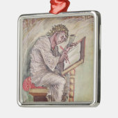 St. Matthew, van de Ebbo Gospels Metalen Ornament (Links)
