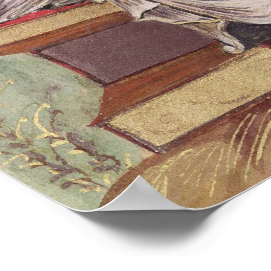 St. Matthew, van de Ebbo Gospels Poster (Hoek)