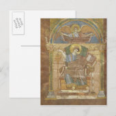 St. Matthew, van het evangelie van de Riquier Briefkaart (Voorkant / Achterkant)
