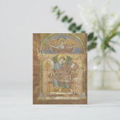 St. Matthew, van het evangelie van de Riquier Briefkaart (Staand voorkant)