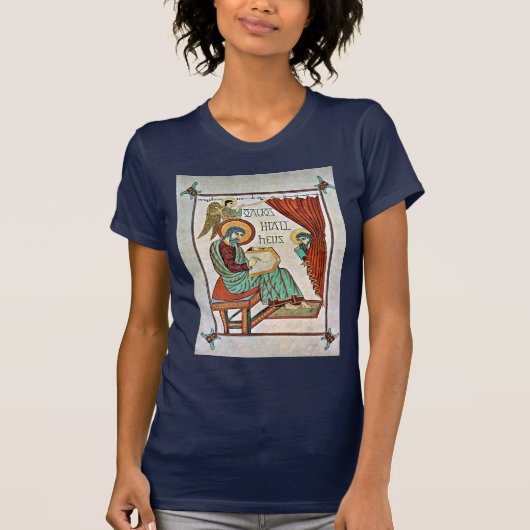 St. Matthew van Meister des Book of Lindisfarne (b T-shirt (Voorkant)