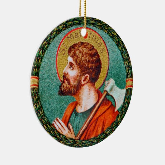 St. Matthias de apostel (JMAS 09) Keramisch Ornament (Rechts)