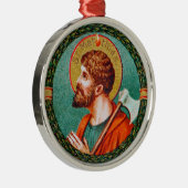St. Matthias de apostel (JMAS 09) Metalen Ornament (Rechts)