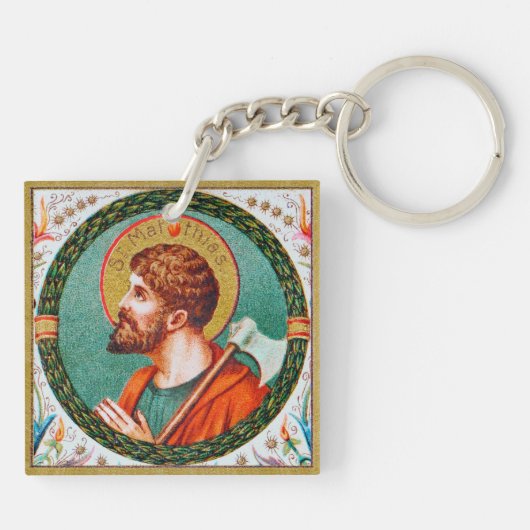 St. Matthias de apostel (JMAS 09) Sleutelhanger (Achterkant)