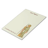 St. Matthias de apostel (RLS 11) 8,5 x11" Notitieblok (Schuin)