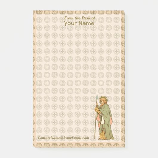St. Matthias the Apostle (RLS 11, Style 2) 4"x6" Post-it® Notes (Voorkant)
