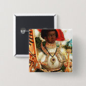 St. Maurice Vierkante Button 5,1 Cm (Voorkant /achterkant)