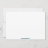 St Mawes Castle card Bedankkaart (Achterkant)