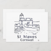 St Mawes Castle card Bedankkaart (Voorkant / Achterkant)