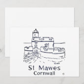 St Mawes Castle kaart (Voorkant / Achterkant)