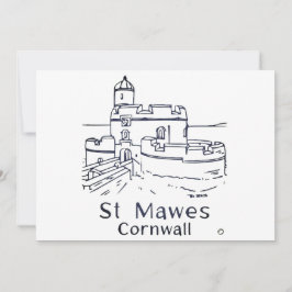 St Mawes Castle kaart