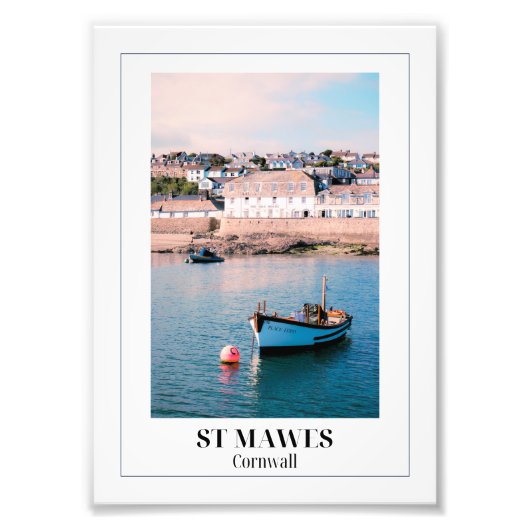 St. Mawes, Cornwall Foto Afdruk (Voorkant)