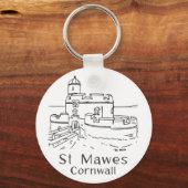 St Mawes Kasteel Sleutelhanger (Voorkant)