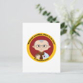 St. Maximilian Kolbe Briefkaart (Staand voorkant)