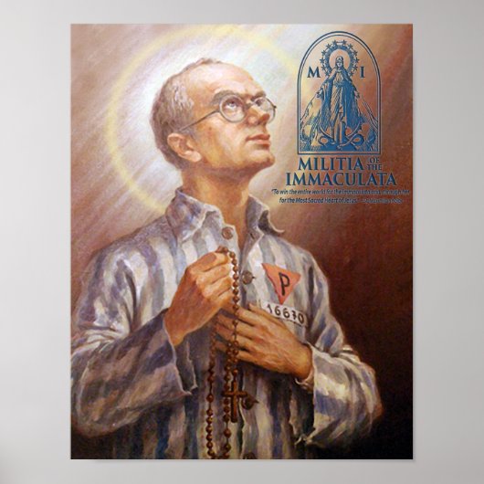 St Maximilian Kolbe Poster (Voorkant)