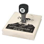 St. Maximilian Kolbe Rubber Stamp Rubberstempel (Stempel)