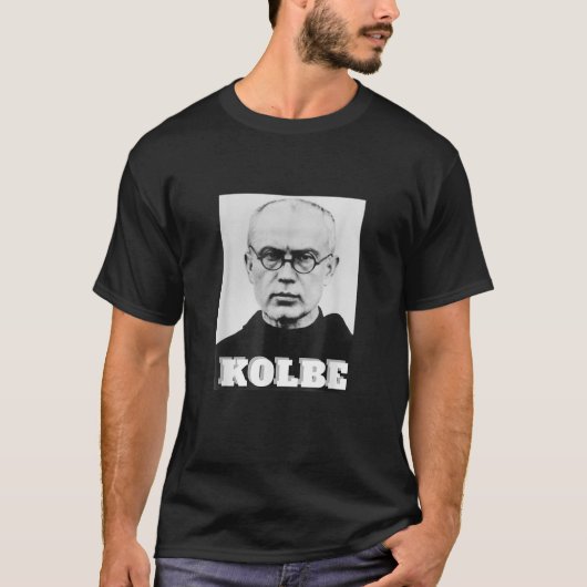 St Maximilian Kolbe T-shirt (Voorkant)