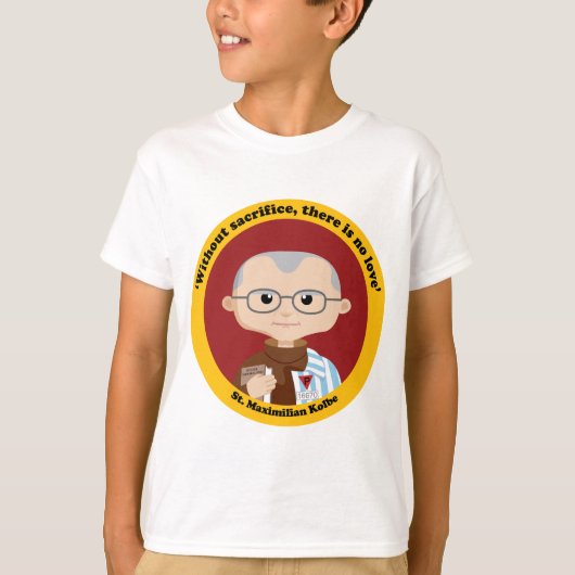 St. Maximilian Kolbe T-shirt (Voorkant)
