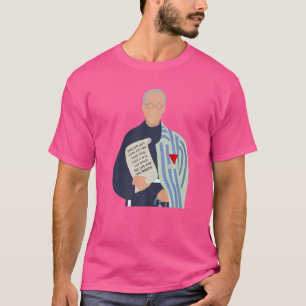 St Maximilian Kolbe Two Crowns Katholieke Saint Po T-shirt