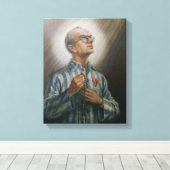 St Maximillian Kolbe Canvas Afdruk (Insitu (Houten vloer))
