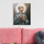 St Maximillian Kolbe Canvas Afdruk (Insitu (Woonkamer))