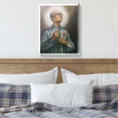 St Maximillian Kolbe Canvas Afdruk (Insitu (Slaapkamer))