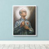 St Maximillian Kolbe Canvas Afdruk (Insitu (Houten vloer))
