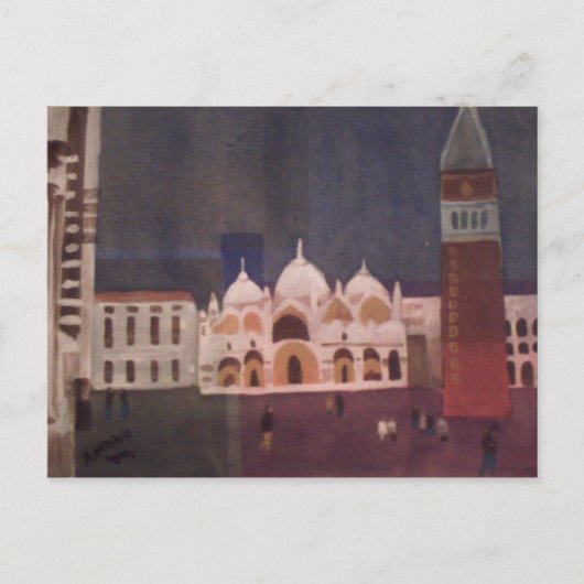 St merkt Vierkant briefkaart (Voorkant)