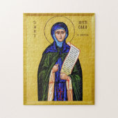 St. Methodia of Kimolos Orthodox Christian Icon Legpuzzel (Verticaal)