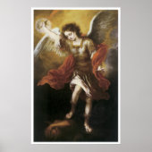 St. Michael, 1665-66 Bartolome Esteban Murillo Poster (Voorkant)