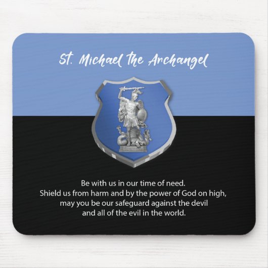 St. Michaël Aartsengel Gebed Denk Aan Jou Muismat (Voorkant)
