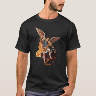 St Michael Aartsengel Katholieke Engel verdedig on T-shirt