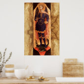 St MICHAEL AARTSENGEL MET DUIVEL Poster (Keuken)