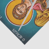 St. Michael aartsengel orthodox Christelijk icoon Tissuepapier (Detail)