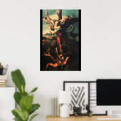 St MICHAEL AARTSENGEL OVERWINNEND SATAN Poster (Thuiskantoor)