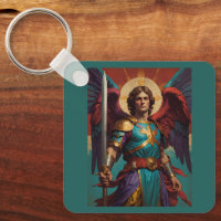 St Michael Aartsengel Sleutelhanger - Katholiek ge