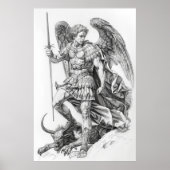 St. Michael aartsengel verslaan Demon Poster (Voorkant)