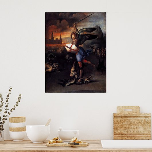 St. Michael Angel poster (Keuken)