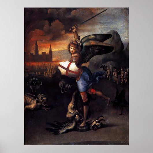 St. Michael Angel poster (Voorkant)