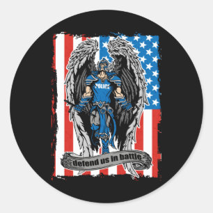 St. Michael Angel Verdedig ons in de strijd Ronde Sticker