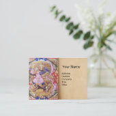 St. Michael Archangel Antiek Parchment Monogram B Visitekaartje (Staand voorkant)