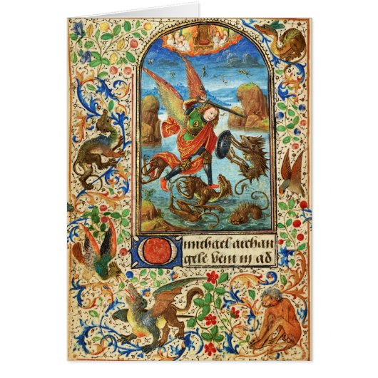 ST. MICHAEL ARCHANGEL EN DRAGON Flemish Prayer (Voorkant)