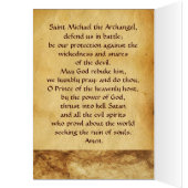 St. Michael Archangel en Dragon Sienese Prayer (Binnen (Links))