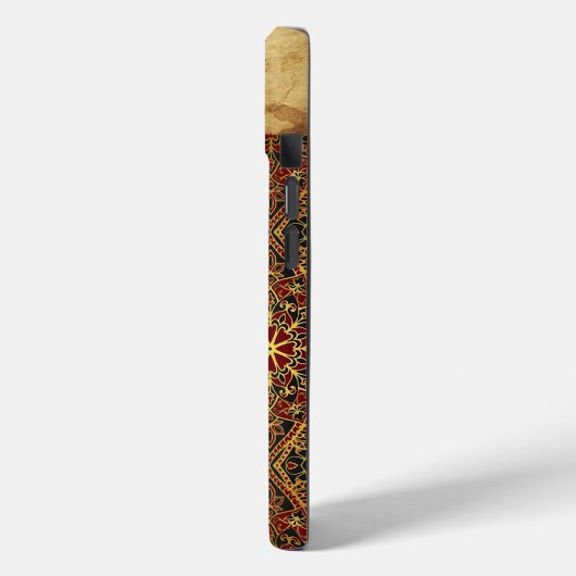 St. Michael Archangel en Dragon Sienese Prayer Case-Mate iPhone Case (Achterkant / Links)