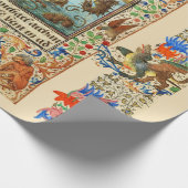 ST. MICHAEL ARCHANGEL EN DRAGON Vlaams Miniatuur Cadeaupapier (Hoek)